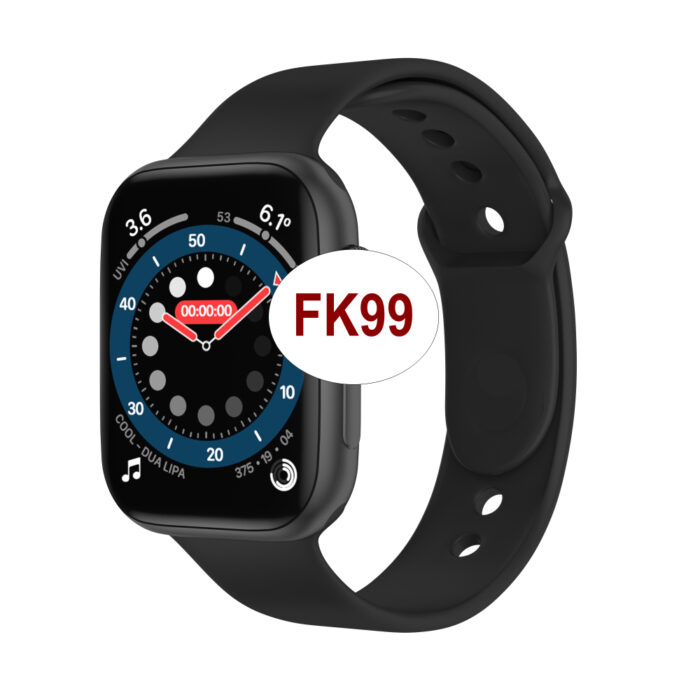 FK99 Series 6 Wireless Charging 44MM Heart Rate BP Monitor Bluetooth Call Smartwatch With Wireless Charger - Image 1