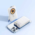 Wireless Charger Magnetic & Built-in Cables 66W Fast Charging Portable Power Bank 10000mAh (Random Color) - Image 7