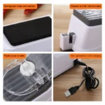 Knife Sharpener Electric | USB Electric Knife Scissor Sharpening Tool For Kitchen | Multifunctional Electric Rechargable Knife Sharpener Professional - Image 7