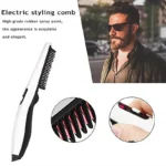 Rechargeable Hair Curler Beard Shawl Comb Multi functional Hair Straightener Comb Brush - Imported - Image 3