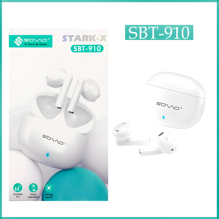 SOVO SBT-910 Stark-X Wireless 5.3 Strong Sound AirPods - Image 1