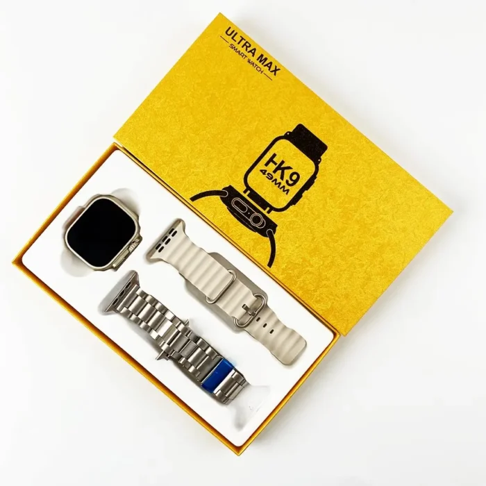 HK 9 Ultra Max Smart Bluetooth Calling Wireless Watch for Men & Women (Random color) - Image 5