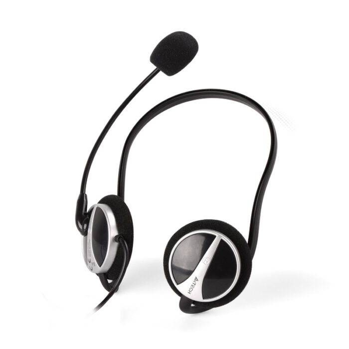 A4 Tech HS-5P Ultra-Light Behind-the-Neck Stereo Headset with Noise-Cancelling Mic – Crystal Clear Sound & Tangle-Free Design - Image 2