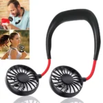 Hands Free Mini Neck Band | Usb Rechargeable Fan, 3 Mode (Random Colors) - Image 6