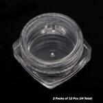 2 Packs Of 12Pcs Round Small Storage Plastic Bottles For Jewelry Beads Cosmetics And Accessories - Image 7