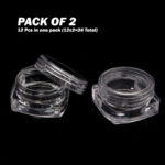 2 Packs Of 12Pcs Round Small Storage Plastic Bottles For Jewelry Beads Cosmetics And Accessories - Image 3