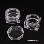 2 Packs Of 12Pcs Round Small Storage Plastic Bottles For Jewelry Beads Cosmetics And Accessories - Image 8