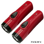 Pack Of 2 SD-8670 Portable Super Bright USB Rechargeable Multifunction Flashlights - Image 2
