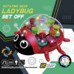 Battery Operated Rotating Gear Ladybug Toy With Lights And Music - Image 8