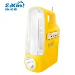 QM828D Led rechargeable emergency light with flashlight power bank for home vehicle (Random color) - Image 3