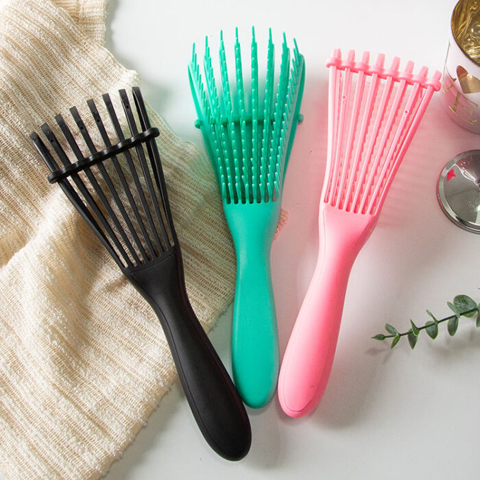 Hair Brush Scalp Massage Hair Comb Detangling Brush for Curly Hair Brush Wet Curly Hairbrush Women(random color) - Image 6