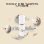 250ML Mini Electric Garlic Food Chopper Ginger Vegetable Crusher Food Blender Processor - Image 5