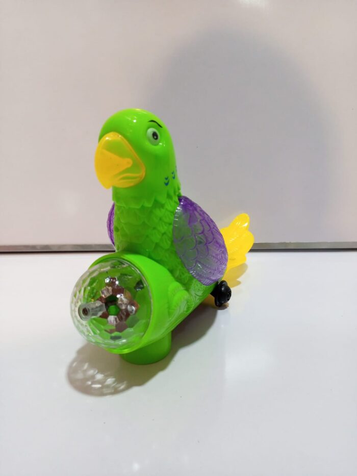 Colorful Electric Bird Parrot With 3D Light And Music Toy For Kids - Image 8
