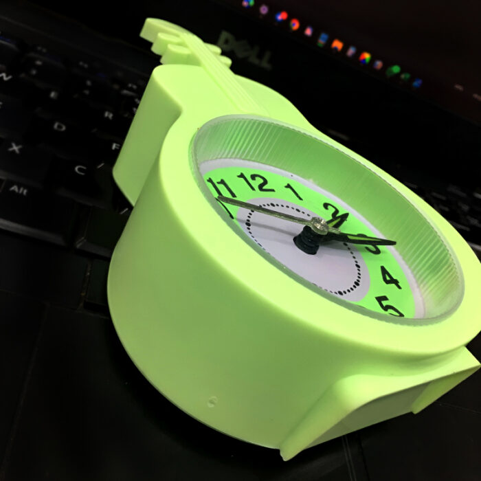 Mini Guitar-Shaped Desk Alarm Clock with Quartz Movement - Image 7