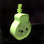 Mini Guitar-Shaped Desk Alarm Clock with Quartz Movement - Image 9