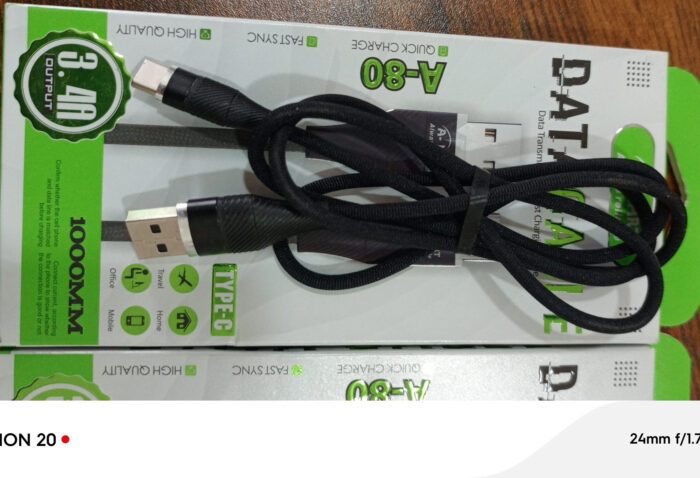 C TYPE DATA CABLE 3.4A OUTPUT ,data transmission and fast charging cable - Image 5