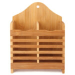 Kitchen Wooden Mini Spoon Holder And Bamboo Chopstick Basket - Image 9