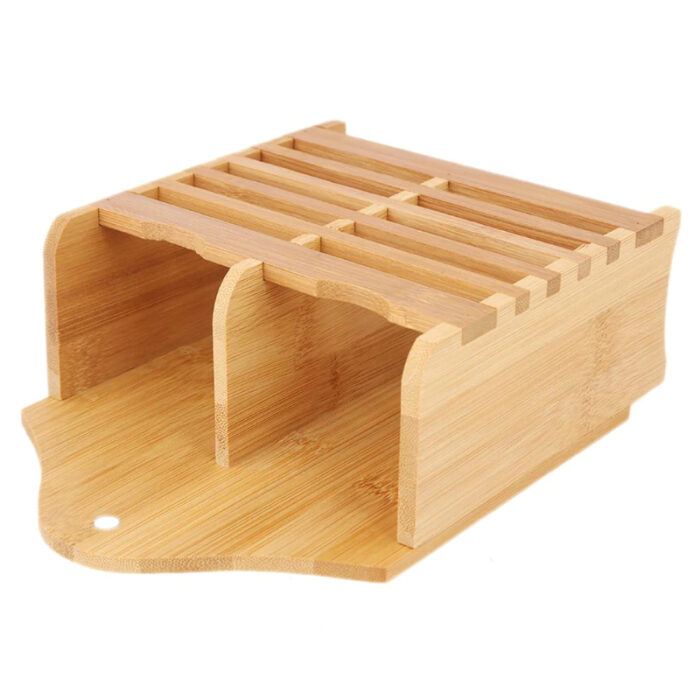Kitchen Wooden Mini Spoon Holder And Bamboo Chopstick Basket - Image 10