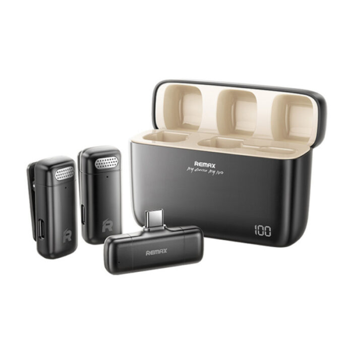 Remax K15 Dual Noise-Cancelling Wireless Lavalier Microphone with Plug & Play, Long Battery Life & Wide Compatibility - Image 6