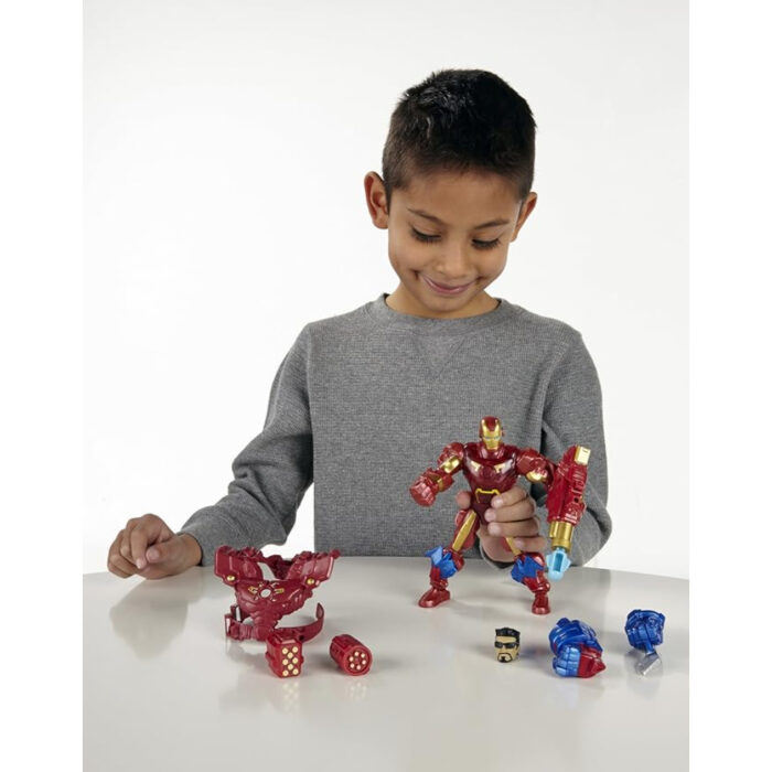 Superhero Mashers Electronic Iron Man Assemble Figure Toy - Image 3