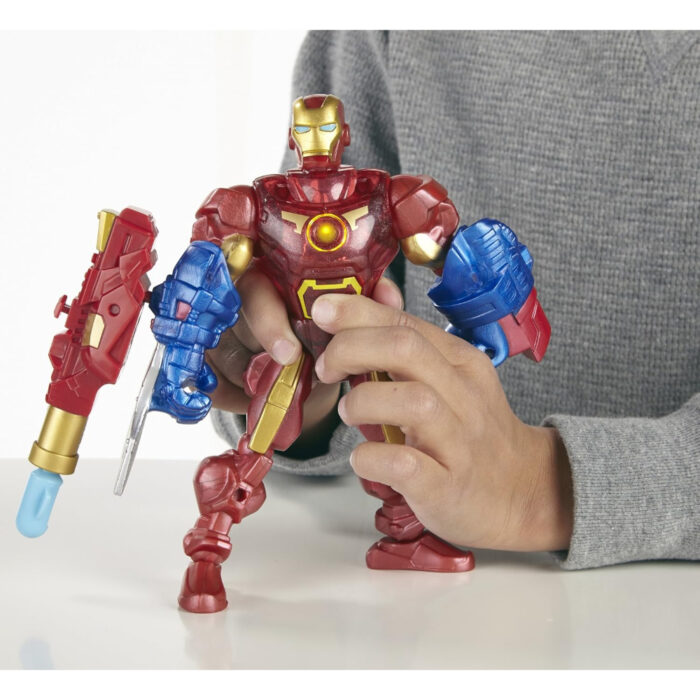Superhero Mashers Electronic Iron Man Assemble Figure Toy - Image 8