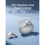 JOYROOM JR-BB1 TWS 4-MIC Earbuds With Bluetooth 5.3, Active Noise Cancelling, ENC Microphone, and Hands-Free Audio - Image 2