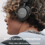 Joyroom JR-OH1 Wireless Bluetooth Headphones with Noise-Cancelling Microphone, Lightweight Design, and 10-Hour Playback Time - Image 9