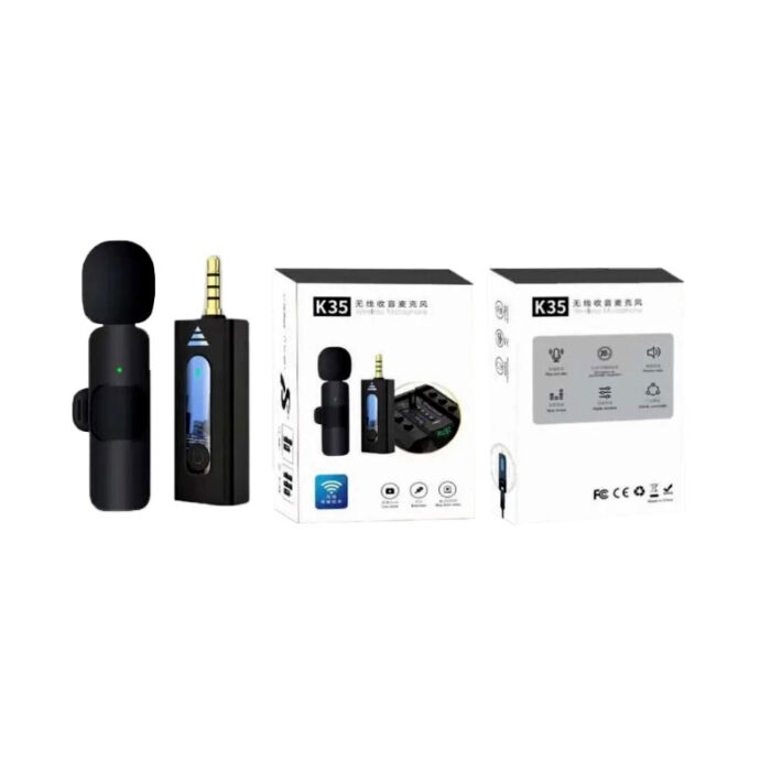 K35 High Quality Wireless Dual Microphone For Mobile Phone And Camera - Image 10