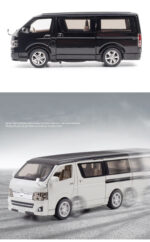 High Simulation 1:32 Toyota Hiace Alloy Die-Cast Model MPV Vehicle With Sound And Light - Image 9