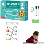 Reusable Magic Pen Control Workbook Set For Kids - Mastering Lines, Shapes, And Patterns In Handwriting And Drawing - Image 6