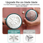 Sokany SK-878 Compact And Portablen Cyclone Head Mini Electric USB Rechargeable Lint Remover - Image 9