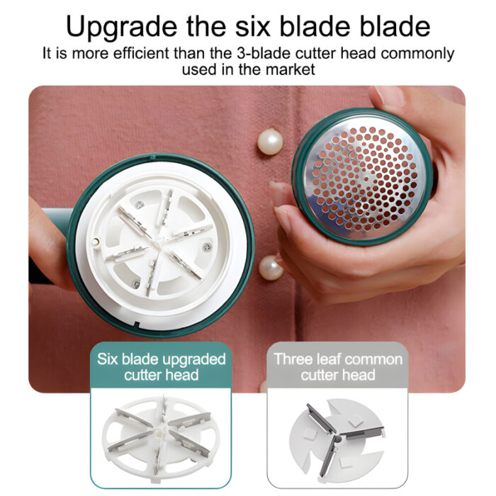 Sokany SK-878 Compact And Portablen Cyclone Head Mini Electric USB Rechargeable Lint Remover - Image 9