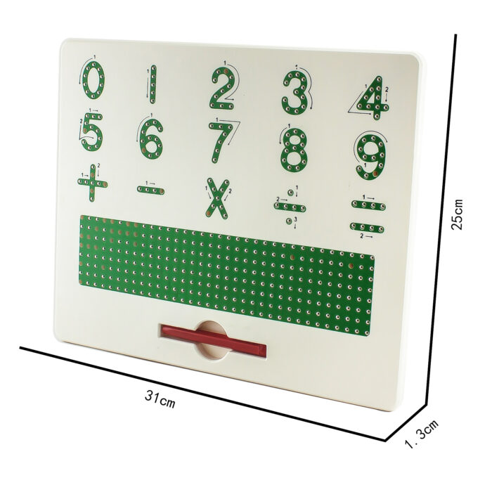 406Pcs Balls Pop Magnetic Numbers Learning Drawing Board - Image 10