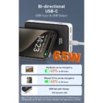 LDNIO PQ27 20,000mAh 65W High-Capacity Power Bank with Fast Charging Technology - Image 3