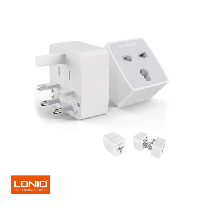 LDNIO Z4 6A Max Universal Travel Adapter Compact Design with Multi-Safety Protection - Image 1