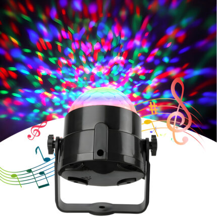 LT-910 Mini LED Projector With Speaker and RGB Disco Light
