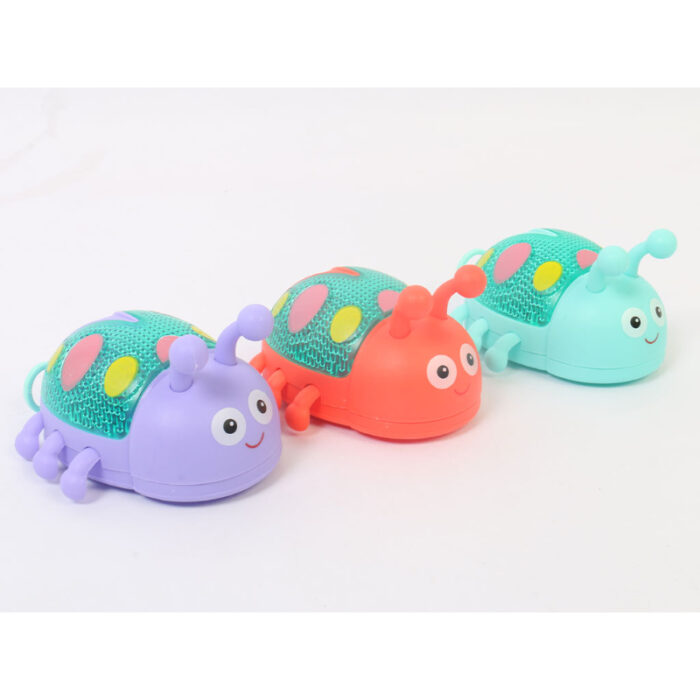 Pack Of 2 Luminescent Ladybug Charming Wind-Up Toys With Magical Lights - Image 3