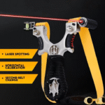 The Ultimate Slingshot Lot Imported Full Stainless Steel Body Laser Slingshot with Flat Rubber Band (Random design) - Image 7