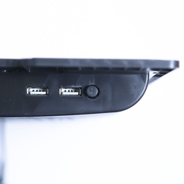 Portable And Powerful Dual Fan Laptop Cooling Pad With Adjustable Stand And LED Backlit - Image 5
