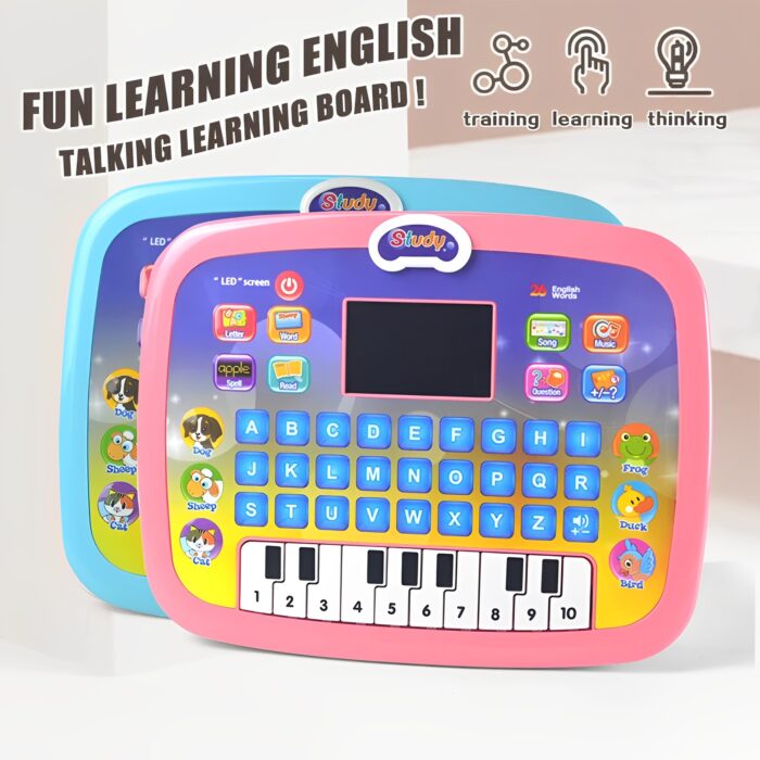 26 English Words Kids Learning Educational Tablet With Led Screen - Image 2