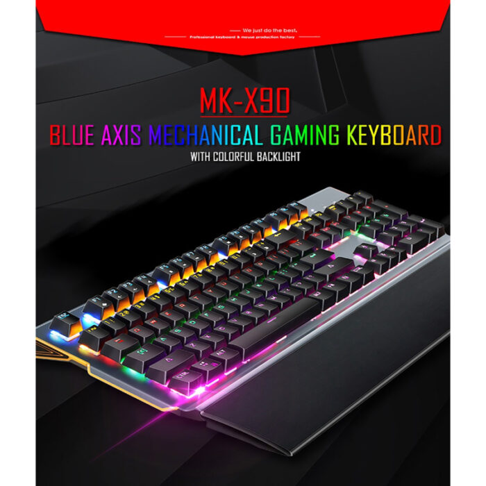 IMice MK-X90 Mechanical Blue Axis Wired Gaming Keyboard - Image 1