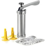 Multi-Pattern Cookie Press Machine DIY Biscuit Maker With 20 Disc Shapes And Stencils - Image 13