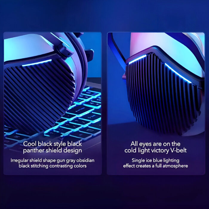 GH601 Machenike 7.1 Surround Sound RGB Gaming Wired USB Headset with Noise-Canceling Microphone, 50mm Drivers, Mute Option, and Software Support - Image 7