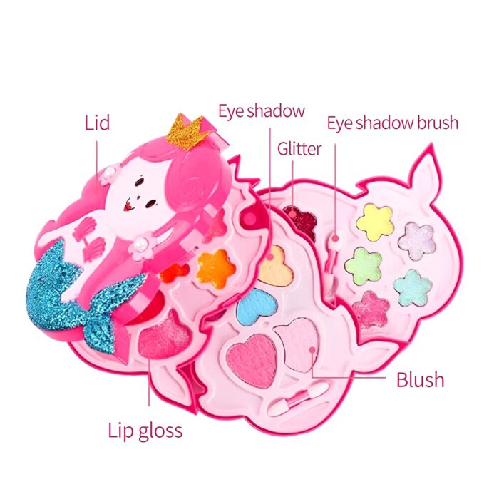 Princess Pretend Play Mermaid Magical Makeup Set - Image 4