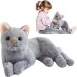 The Real Cat 30cm Stuff / Plush Toy | Cat Stuffed Animals, Realistic Cat - 30 CM (random Color) - Image 3