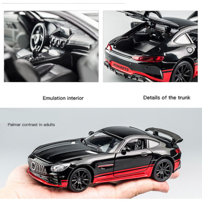 Mercedes Benz AMG GT High Simulation Die-Cast Alloy Model Sports Car - Image 7