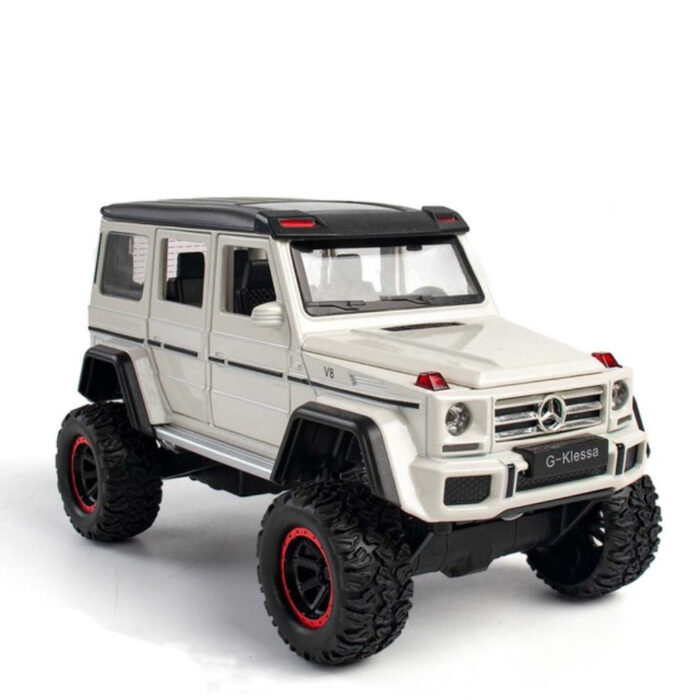 Mercedes Benz G500 Diecast Alloy Off-Road SUV Simulation Model Vehicle With Dynamic Music And Light - Image 12
