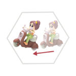 Cartoon Mini Interia Function Funny Motorbike Toy With 360 Degree Rotation Turn Up Function - Image 2