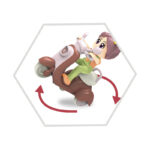 Cartoon Mini Interia Function Funny Motorbike Toy With 360 Degree Rotation Turn Up Function - Image 6