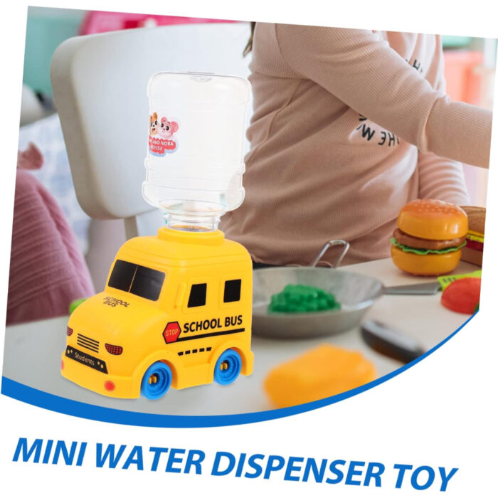 Mini Cute School Bus Water Dispenser Drinking Fountain Toy For Kids - Image 10